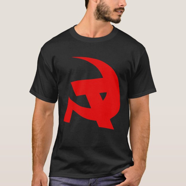 Kommunistischer DKP Art-Hammer u. Sichel T-Shirt (Vorderseite)
