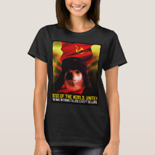 Kommunistischer Hund Jimbo Kameraden Doggo Meme T-Shirt