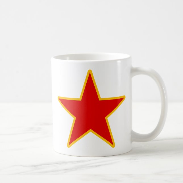 Kommunistischer roter Stern Tasse (Rechts)