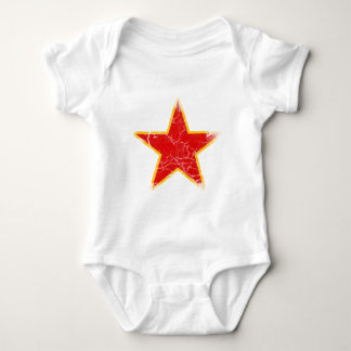 Kommunistischer roter Stern Vintag Baby Strampler