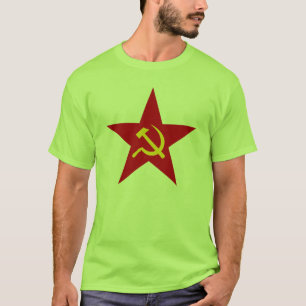 Kommunistischer roter T - Shirt des Sternes