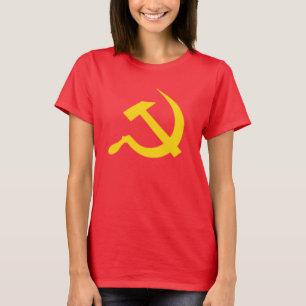 Kommunistisches Hammer und Sichel T-Shirt