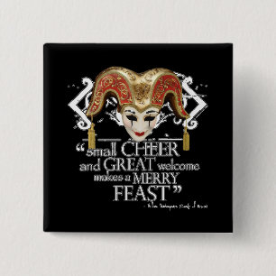 Komödie des Fehler-Fest-Zitats Button