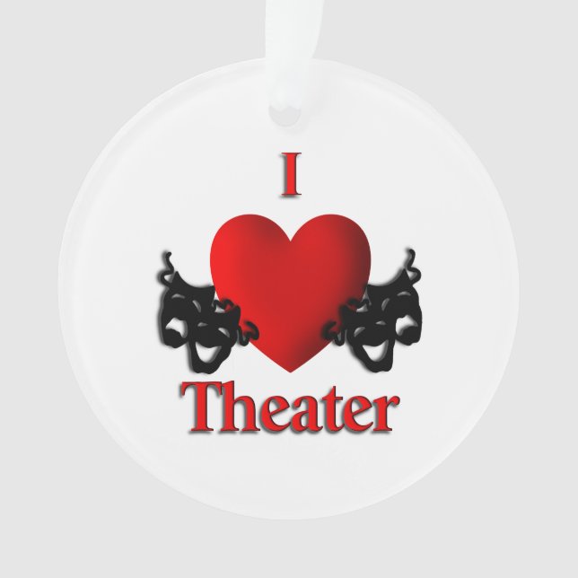 Komödie und Masken des Theaters Ornament (Vorderseite)