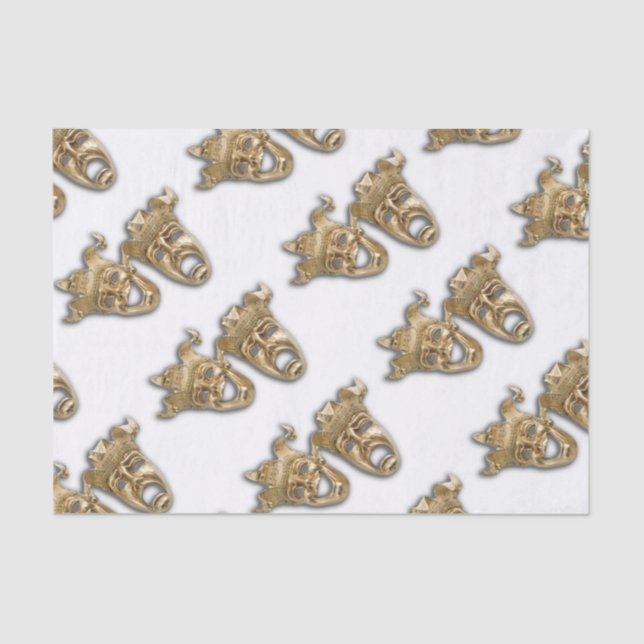 Komödie und Masken des Theaters Seidenpapier (Vorderseite)