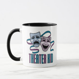 Komödie und Tragödie Theater Kind Tasse