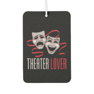 Komödie und Tragödie Theaterliebhaber Autolufterfrischer