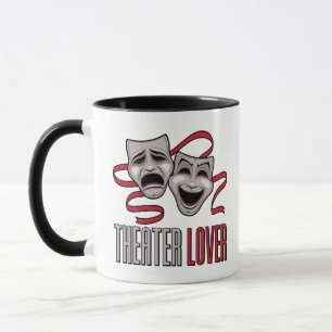 Komödie und Tragödie Theaterliebhaber Tasse