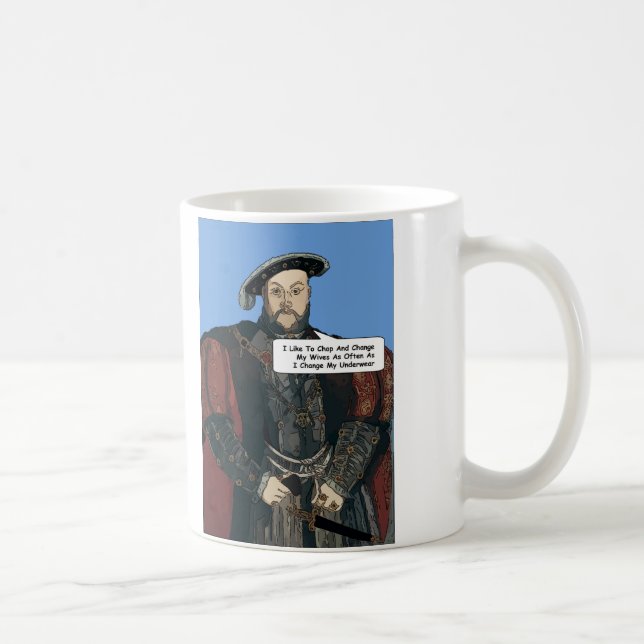 Komödien-Tasse Königs Henry VIII Tasse (Rechts)