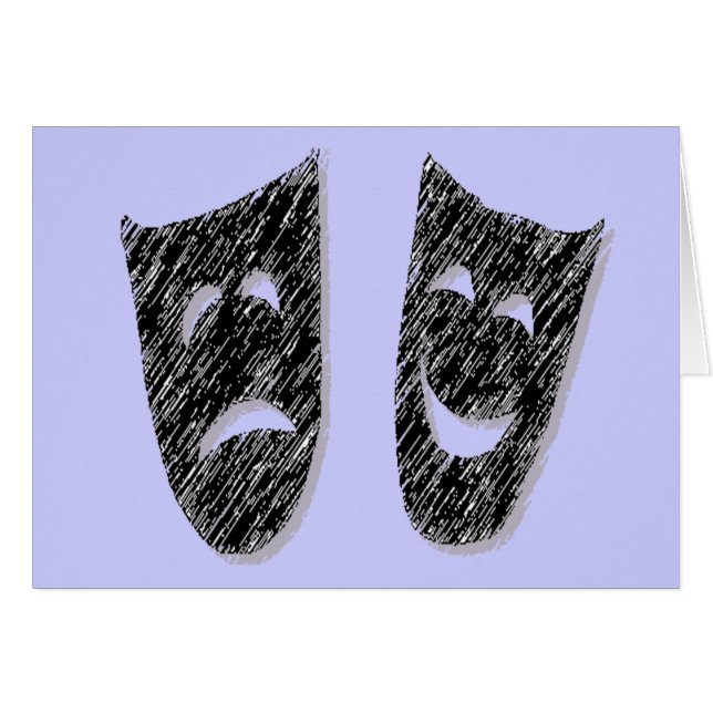 Komödien-Tragödie (Vorderseite (Horizontal))