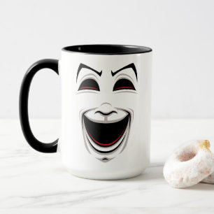 Komödien- und Tragödientheater-Masken-Gesichter Tasse