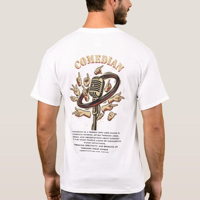Komödien-Vibes T-Shirt (Rückseite)