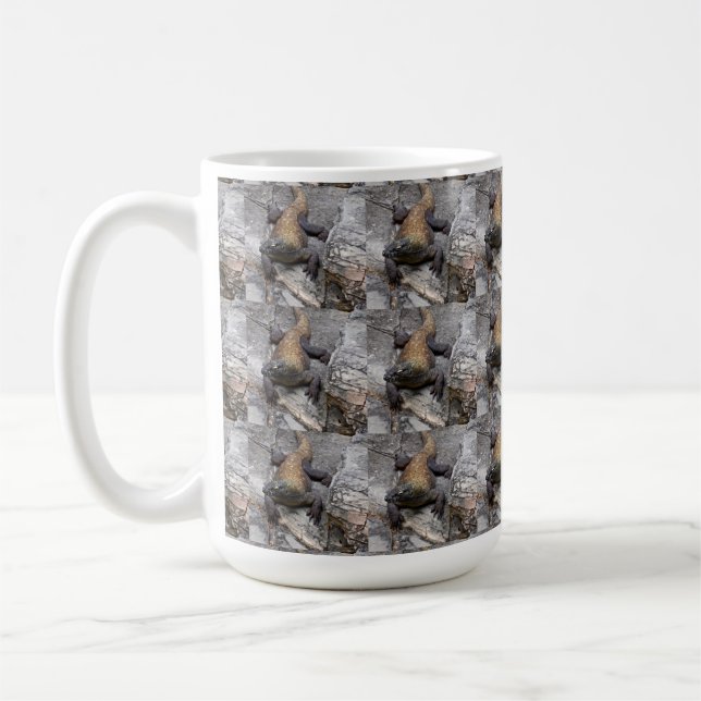Komodo-Drache Full-Wrap-Muster Kaffeetasse (Links)
