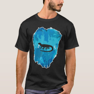 Komodo-Drache in einem Eisblock für die Ewigkeit T-Shirt