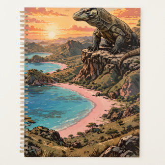 Komodo-Drache König der Insel Planer