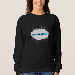 Komodo-Drache Tier Spaß Splash Sweatshirt