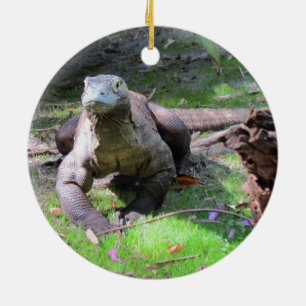 Komodo Drachenschmuck Keramikornament