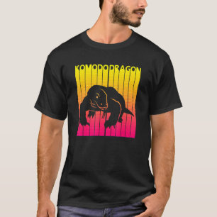 Komodo Dragon Animal Retro-Kostüm T-Shirt