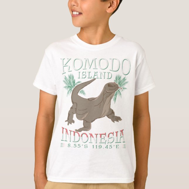 KOMODO DRAGON - DIE GRÖSSTE LIZARD DER WELT. T-Shirt (Vorderseite)