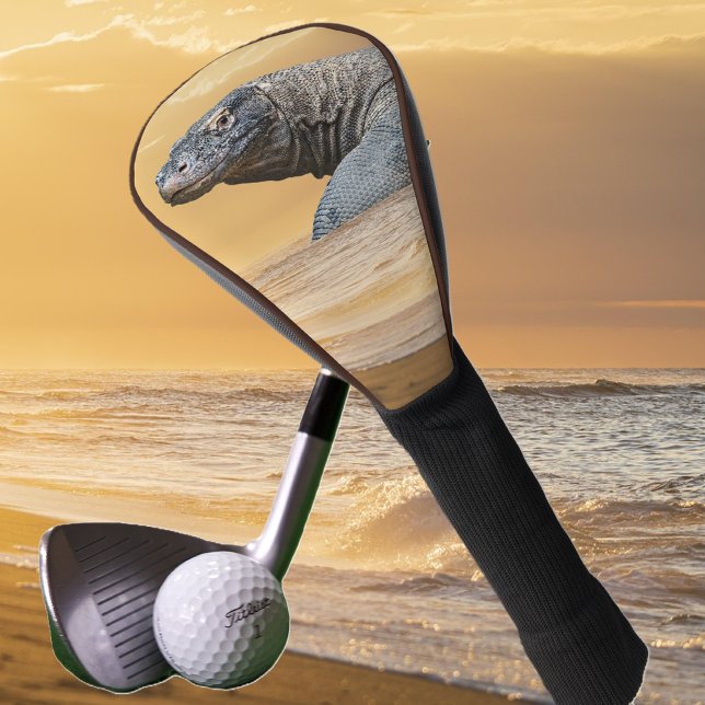 Komodo Dragon Golf Head Cover Headcover (komodo dragon golf head cover)
