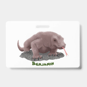 Komodo Dragon Illustration Ausweis