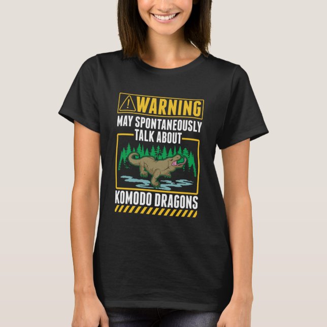 Komodo Dragon Komodo Monitor Lizard T-Shirt (Vorderseite)