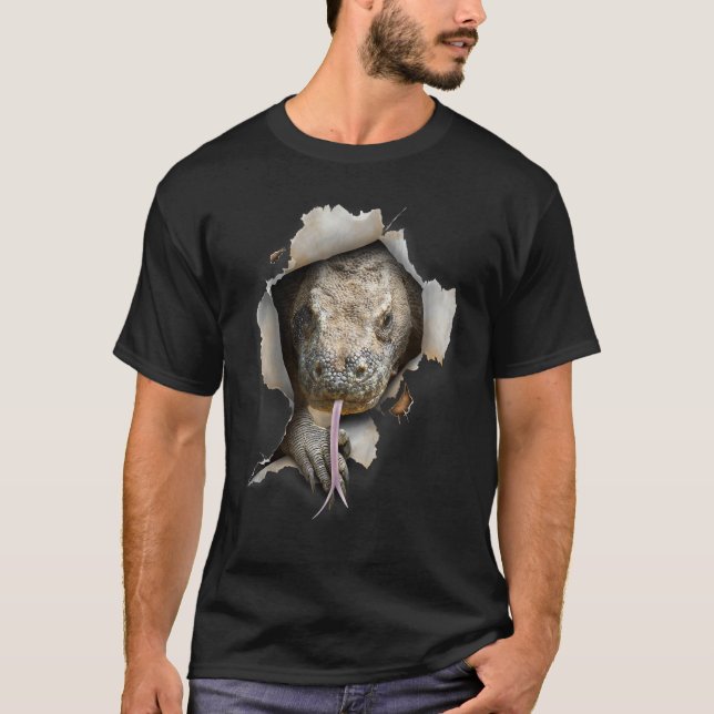 Komodo Dragon  Komodo Reptile Lizard Komodo Dragon T-Shirt (Vorderseite)