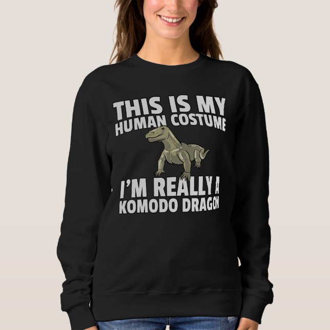 Komodo Dragon Kostüme für Komodo Dragon Kinder Sweatshirt (Vorderseite)
