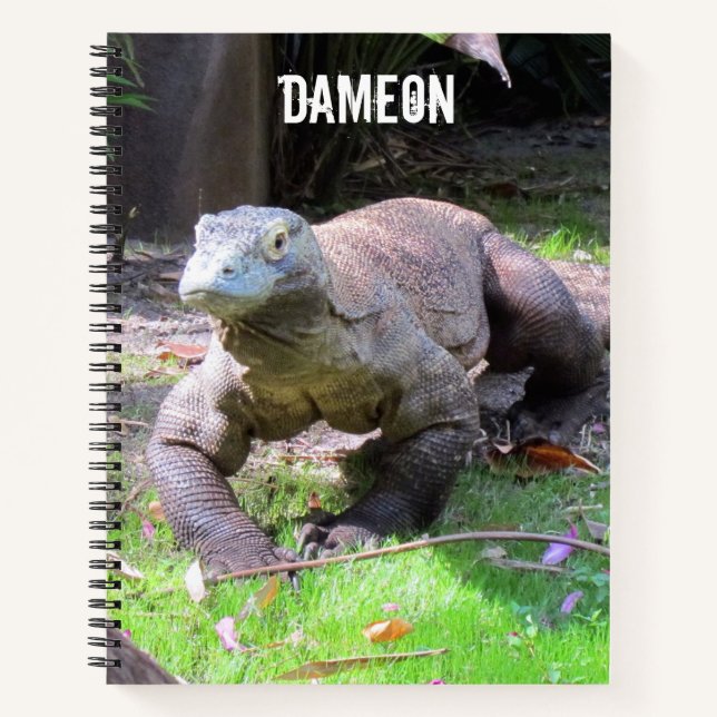 Komodo Dragon Personalisiert-Notebook - 2 Fotos Notizbuch (Vorderseite)