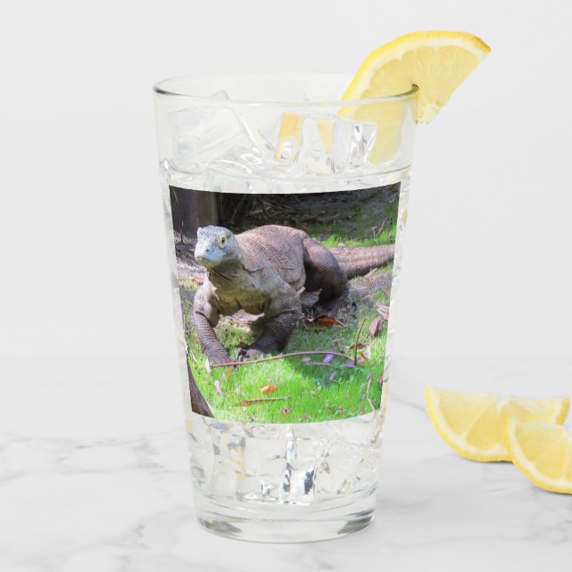 Komodo Dragon Tumbler / Shaker Glass (Rückseite Ice)