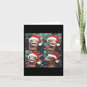 Komodo Dragon Weihnachten Karte