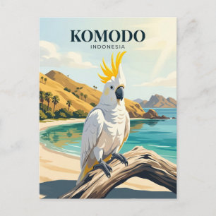 Komodo-Nationalpark Indonesien Postkarte