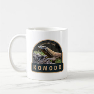 Komodo Nationalpark Indonesien Vintage Kaffeetasse