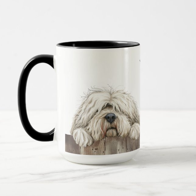 Komondor Dog Tasse (Links)