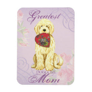 Komondor Heart Mama Magnet