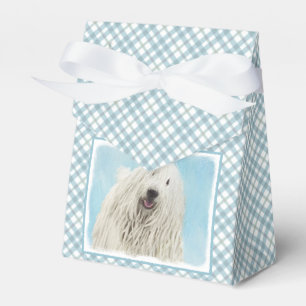 Komondor-Malerei - Niedliche Original-Hunde-Kunst Geschenkschachtel