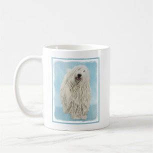 Komondor-Malerei - Niedliche Original-Hunde-Kunst Kaffeetasse