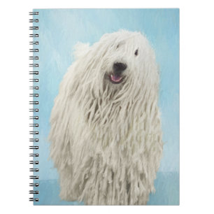Komondor-Malerei - Niedliche Original-Hunde-Kunst Notizblock