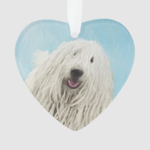 Komondor-Malerei - Niedliche Original-Hunde-Kunst Ornament