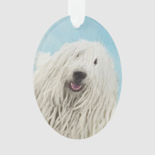 Komondor-Malerei - Niedliche Original-Hunde-Kunst Ornament