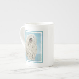 Komondor-Malerei - Niedliche Original-Hunde-Kunst Prozellantasse