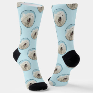 Komondor Malerei Ungarischer Niedlicher Hundekunst Socken