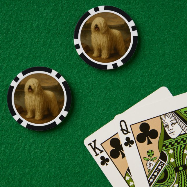 Komondor Pokerchips (Pokertisch (doppelt))