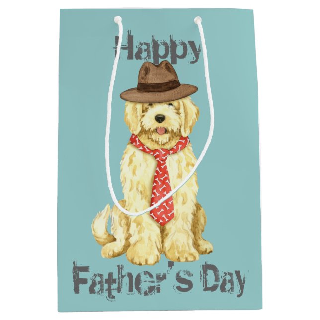 Komondor Vater Mittlere Geschenktüte (Vorderseite)