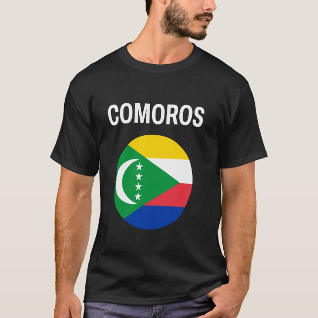 Komoren-Flagge Modern T-Shirt (Vorderseite)