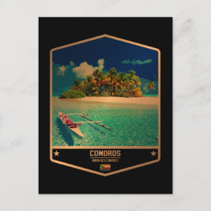 Komoren Postkarte