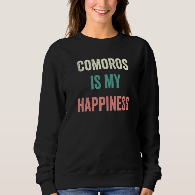 Komoren sind mein Glück   Sweatshirt (Vorderseite)
