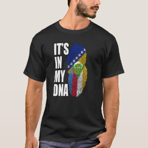 Komoren und Bosnien-Herzegowina - DNA-Mix-Flag Er T-Shirt