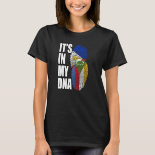 Komorisches und philippinisches DNA-Flaggen-Erbe T-Shirt