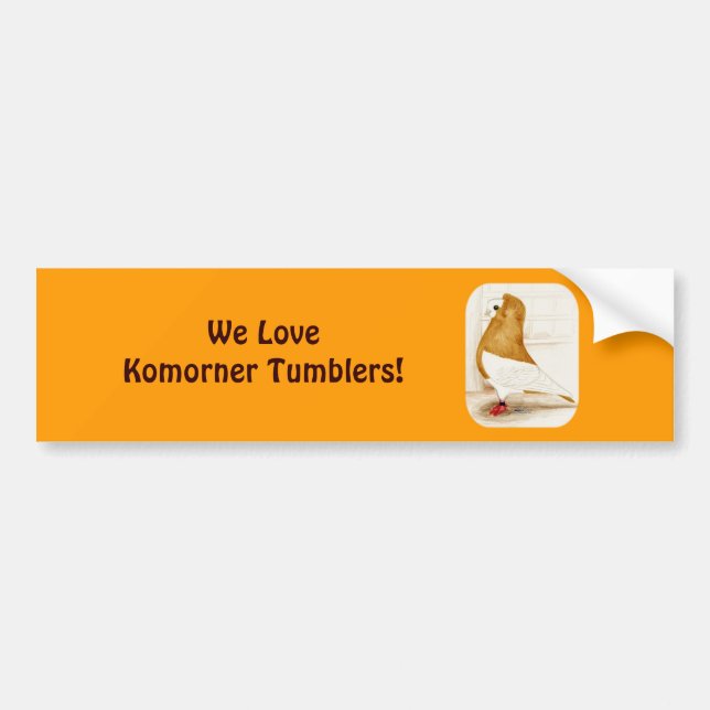 Komorner Yellow Mag 1973 Autoaufkleber (Vorne)